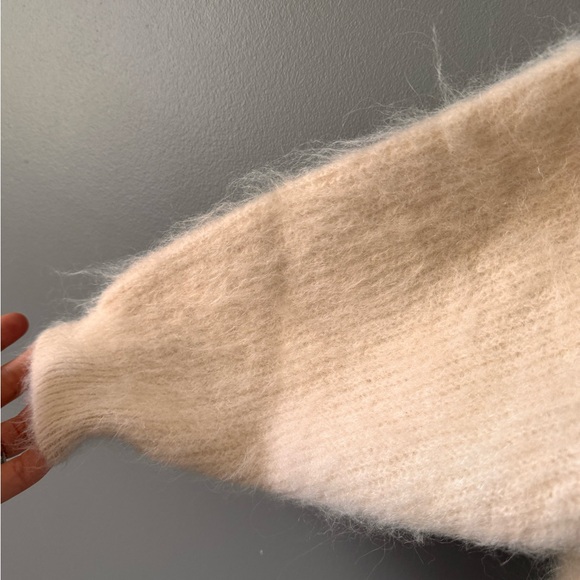 Ba&sh Fill Twisted back sweater Alpaca fur - Picture 13 of 13